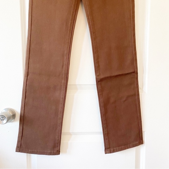 WeWoreWhat High Rise Stretch Jean in Cacao Brown NWT - Picture 8 of 13